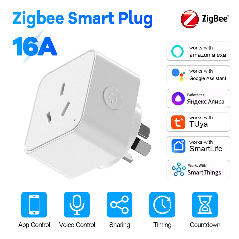 Smart Home Energy Monitor - Zigbee AU Smart Plug 16A Electrical