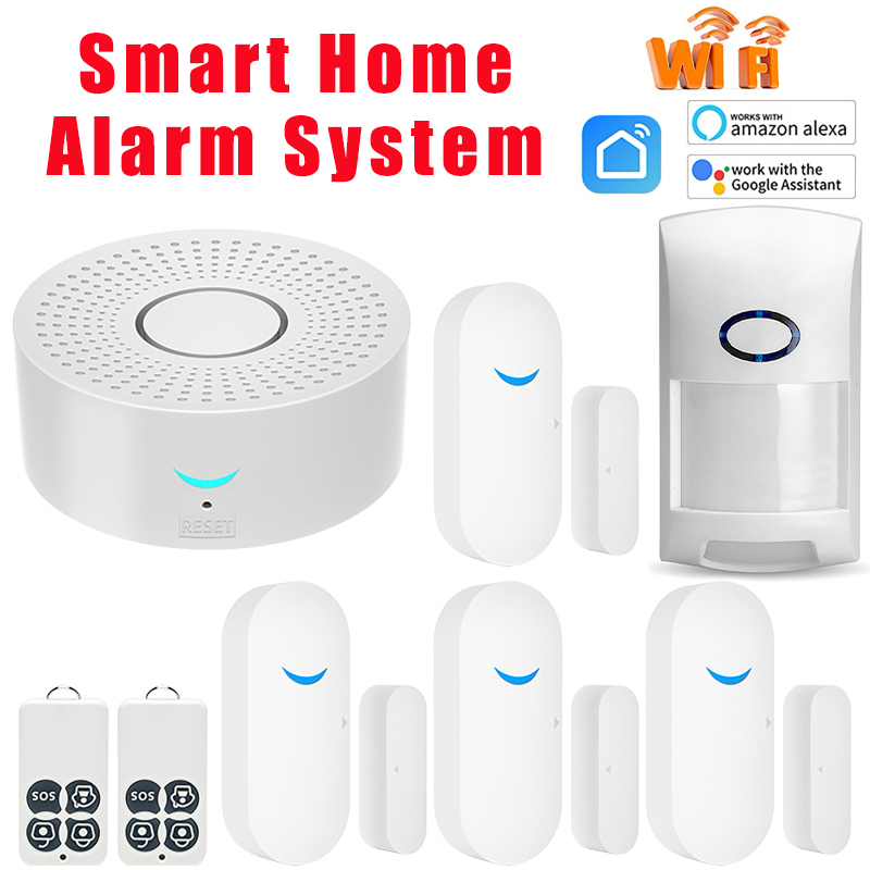 Smart Home Security System - 433MHz Smart Home Tuya WiFi Door