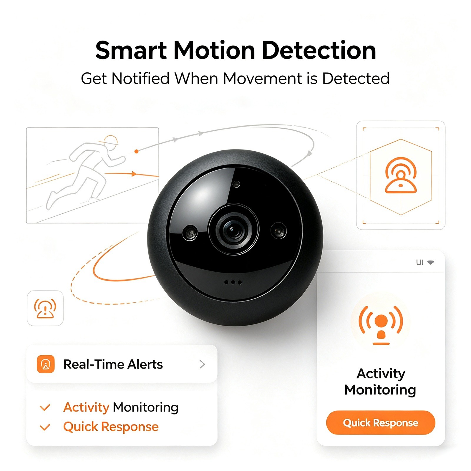 Smart Home Devices Images - WQ31 Indoor Smart Surveillance Monitoring Equipment