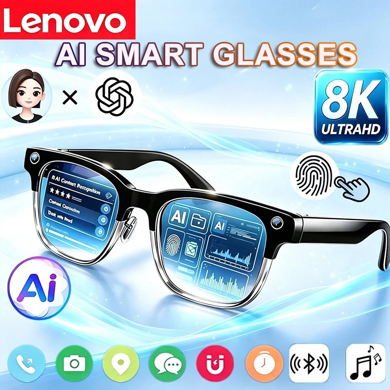 Smart Home Ai - Lenovo 8K HD AI Smart Glasses