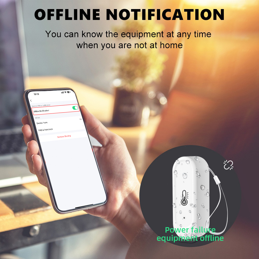 Smart Home Tools - Waterproof Temperature Humidity Sensors IP65 Outdoor/