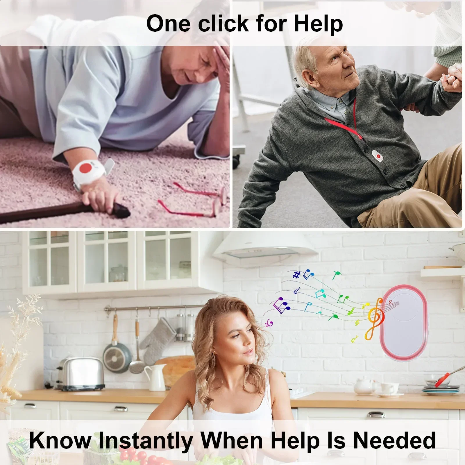 Topvico Wireless Caregiver Pag - Smart Home Security System review and price