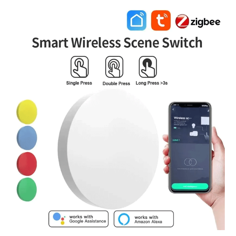 Tuya ZigBee Smart Wireless But - Smart Home Google Assistant review and price