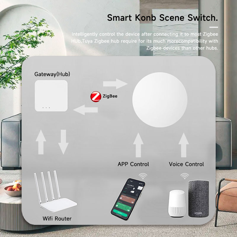 Tuya ZigBee Smart Wireless But - Smart Home Google Assistant review and price