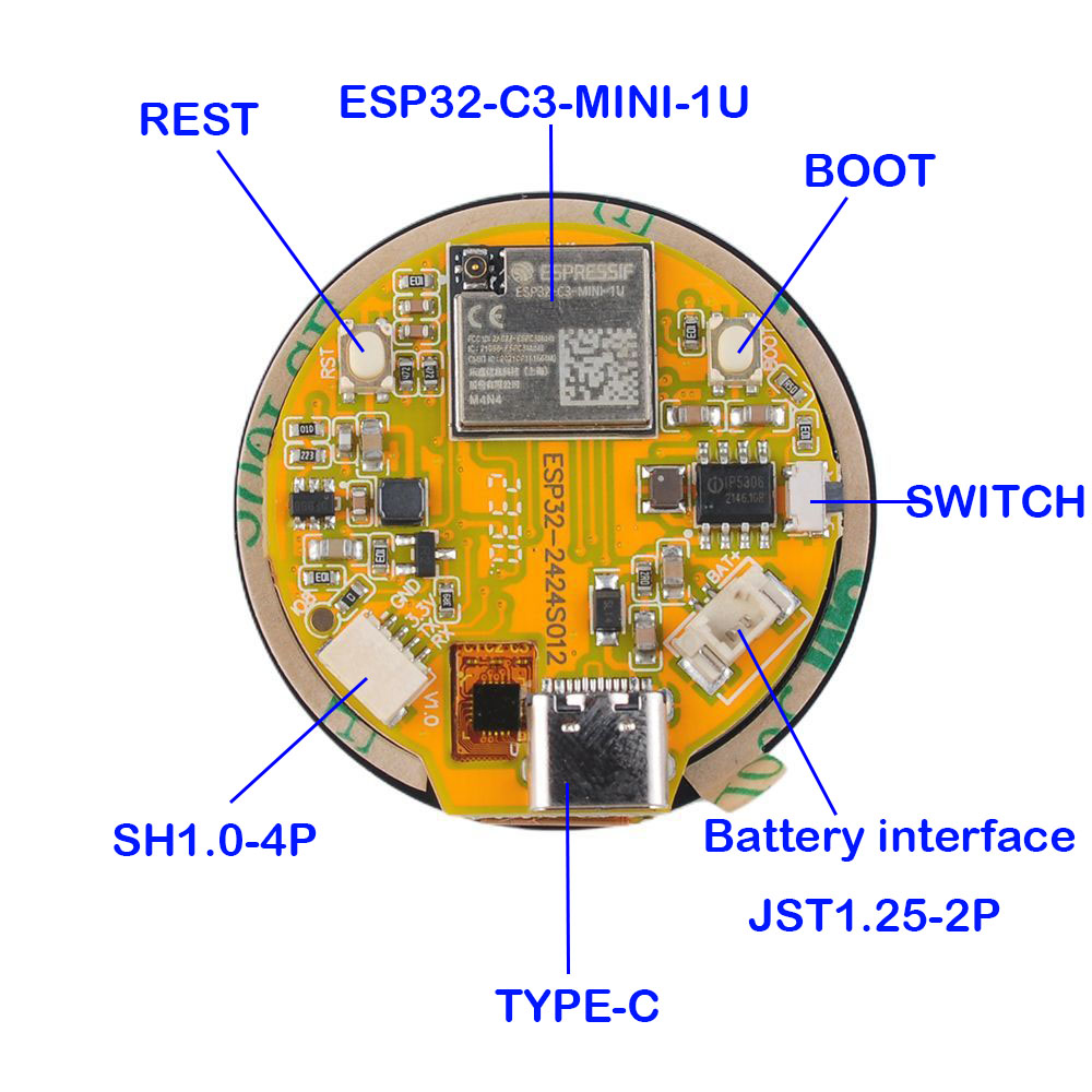 ESP32 Display 1.28 inch ESP32- - Smart Home Dashboard review and price