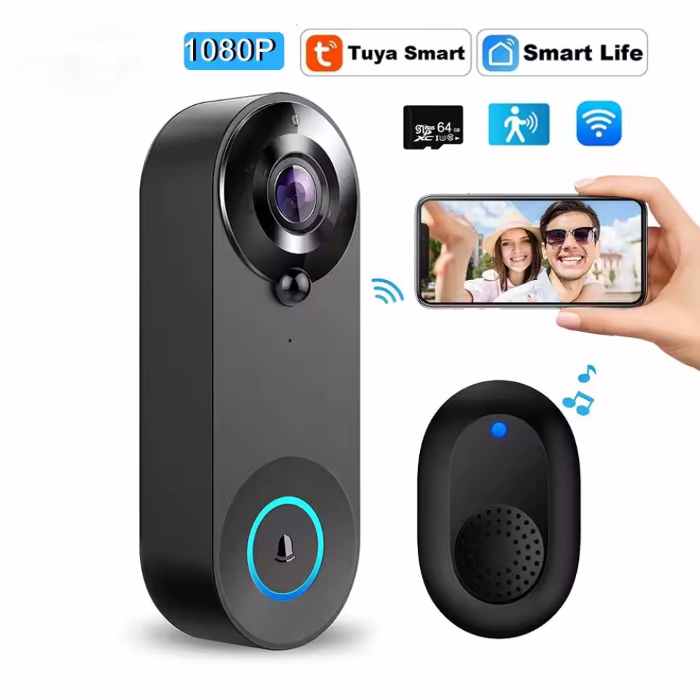 Tuya 1080P Wireless WIFI Doorb - Smart Home Video Doorphone Ezviz review and price
