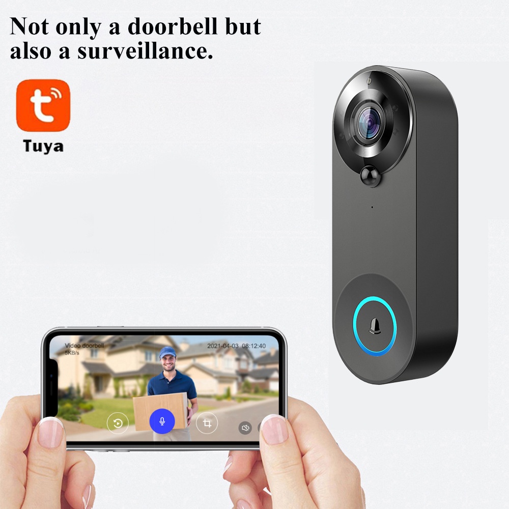 Tuya 1080P Wireless WIFI Doorb - Smart Home Video Doorphone Ezviz review and price