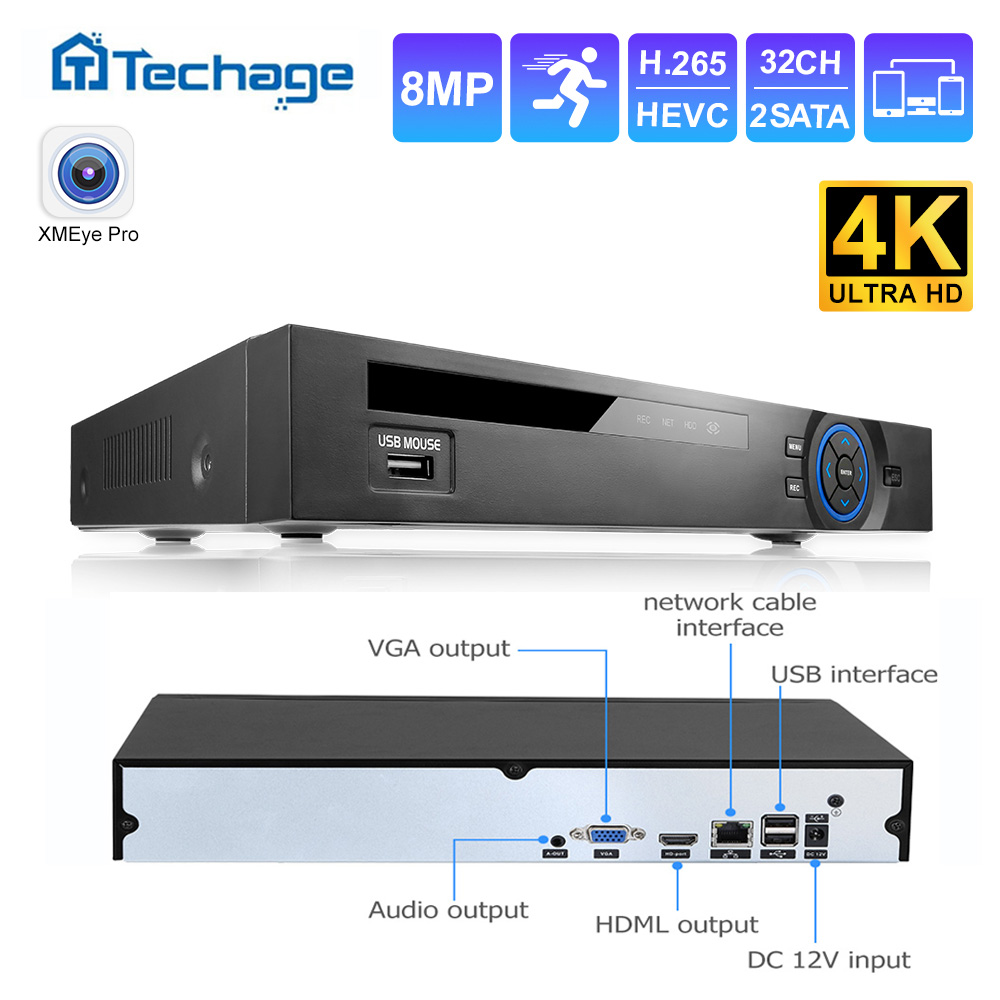 Techage UHD H.265 36CH NVR Net - Security Ip Camera review and price