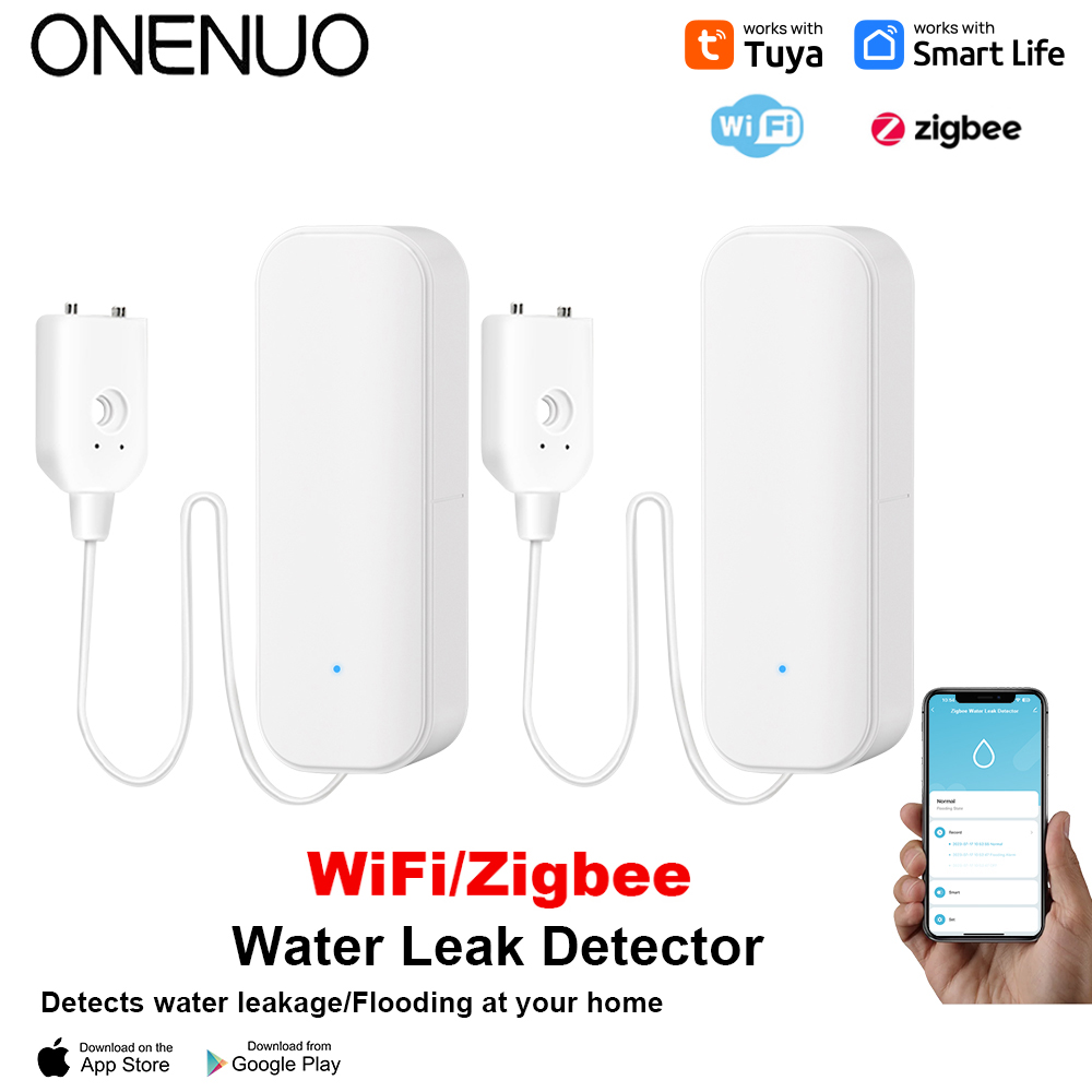 WiFi or Zigbee Water Leak Sens - Smart Home Security System review and price