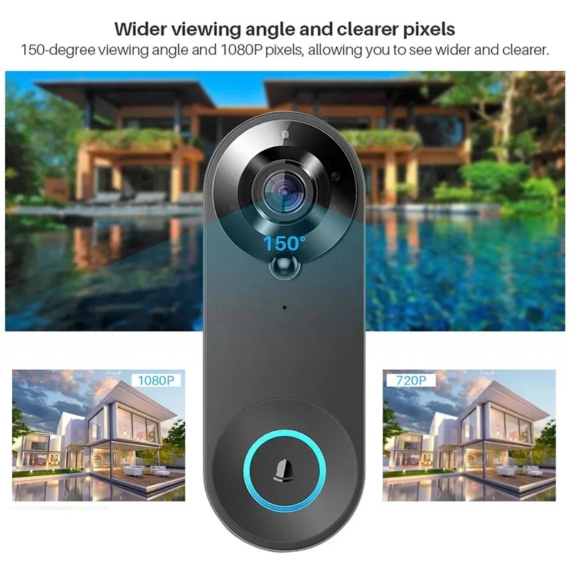 HD 1080P Smart Wireless Doorbe - Smart Home Video Doorphone Ezviz review and price