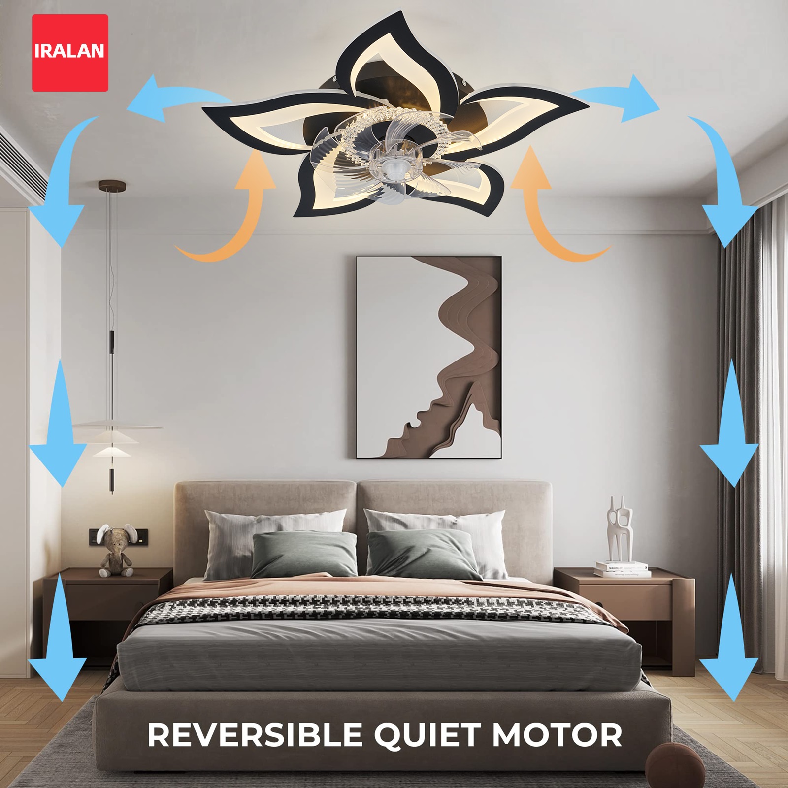 Lotus Led Ceiling Fan with Sma - Smart Ceiling Fan review and price