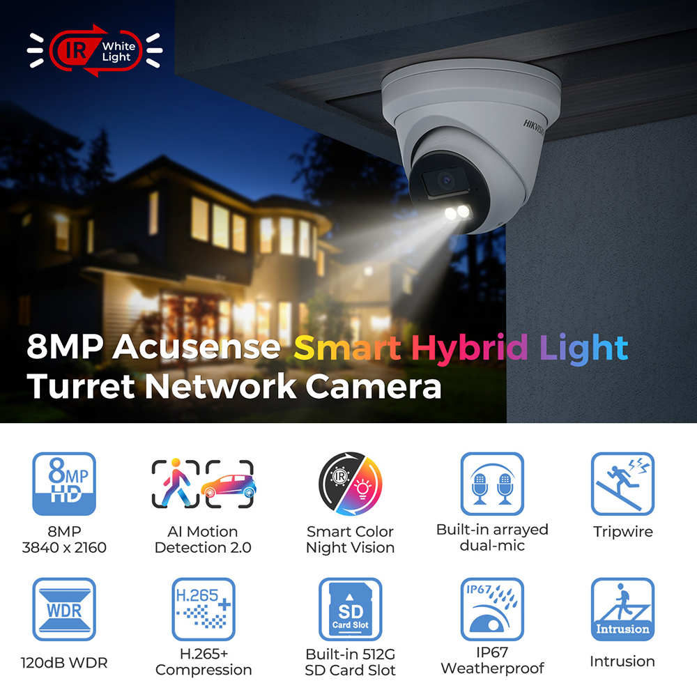 Hikvision 4K Smart Hybrid Ligh - Smart Home Nas review and price