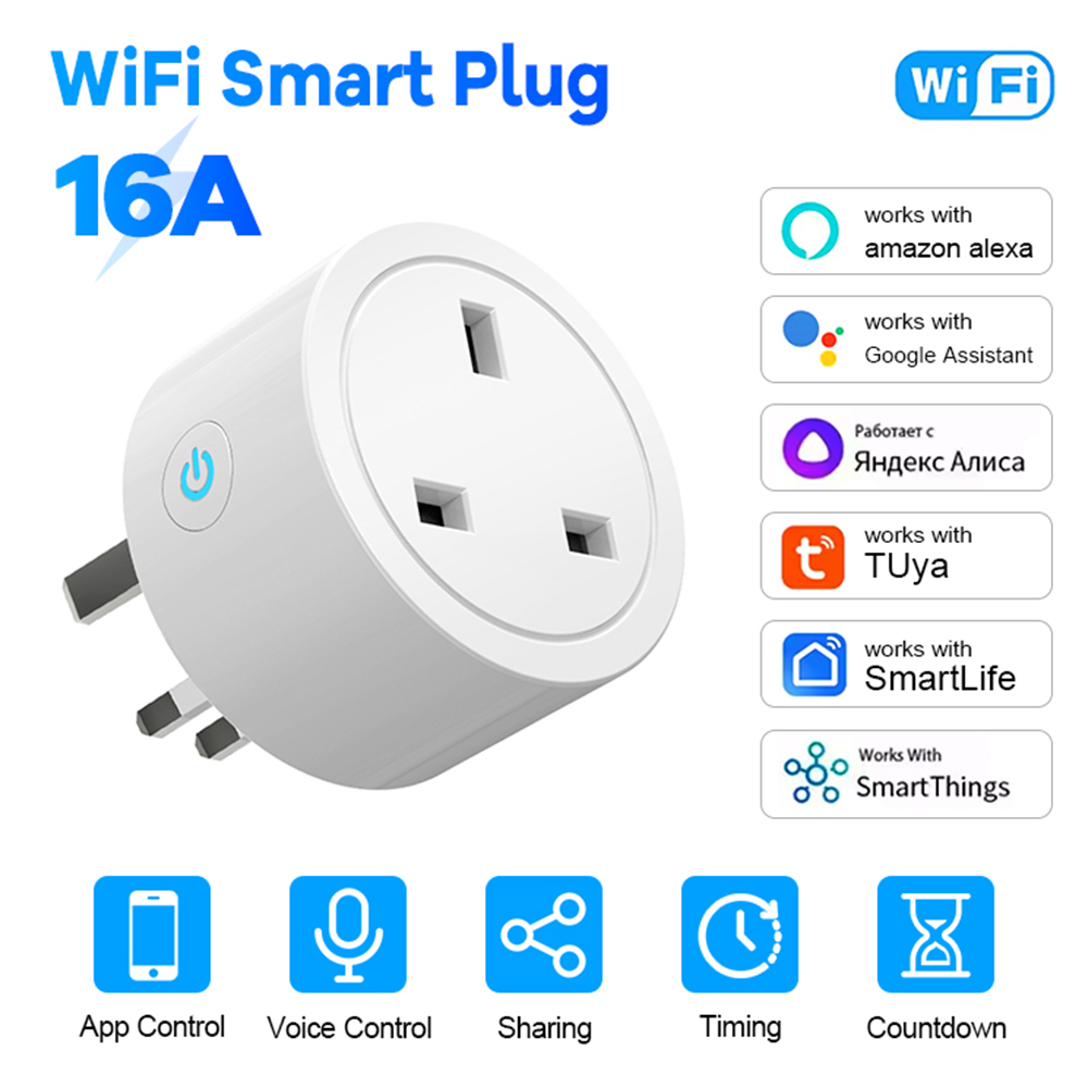WiFi Smart Plug 16A UK Socket  - Smart Home Energy App review and price
