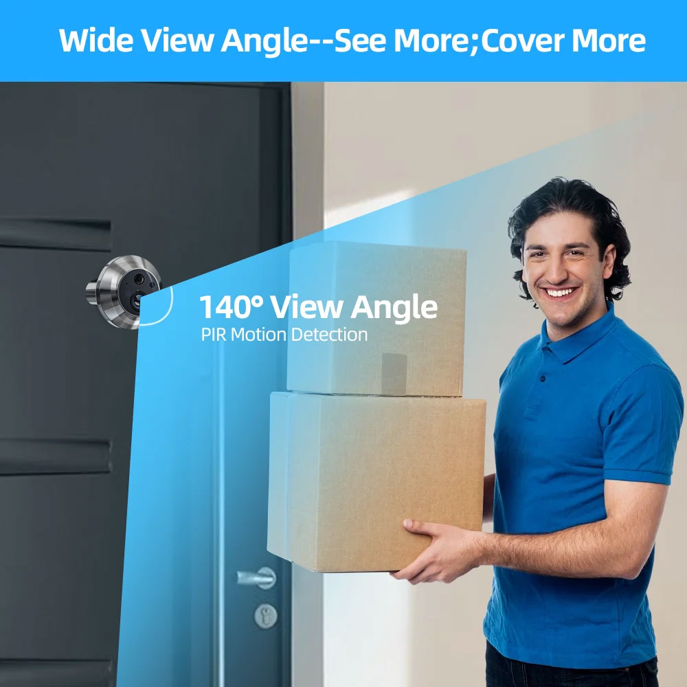 Tuya Smart 5MP Peephole Door C - Smart Home Video Doorphone Ezviz review and price