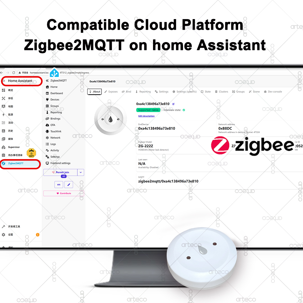 Tuya Smart Zigbee Water Sensor - Smart Home Tools review and price