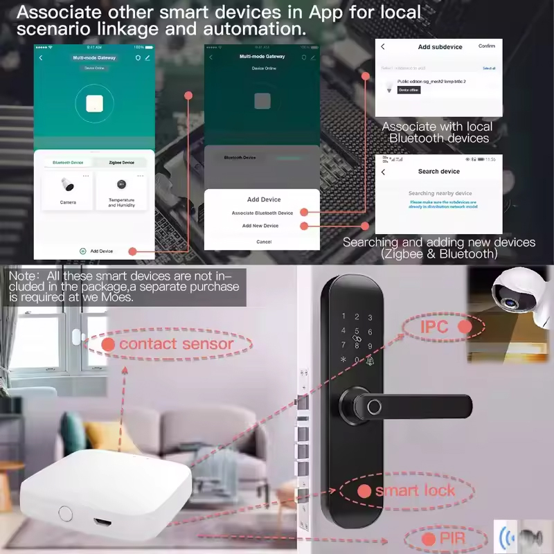 MOES Tuya ZigBee3.0 Smart Hub, - Smart Home Dashboard review and price
