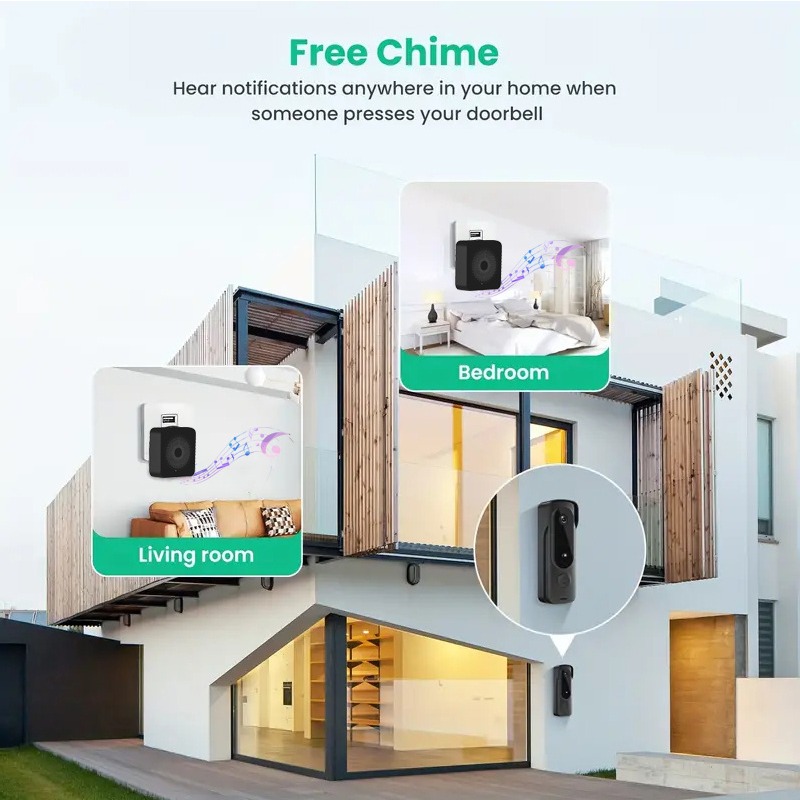 Outdoor Wireless Doorbell Sola - Smart Home Video Doorphone Ezviz review and price