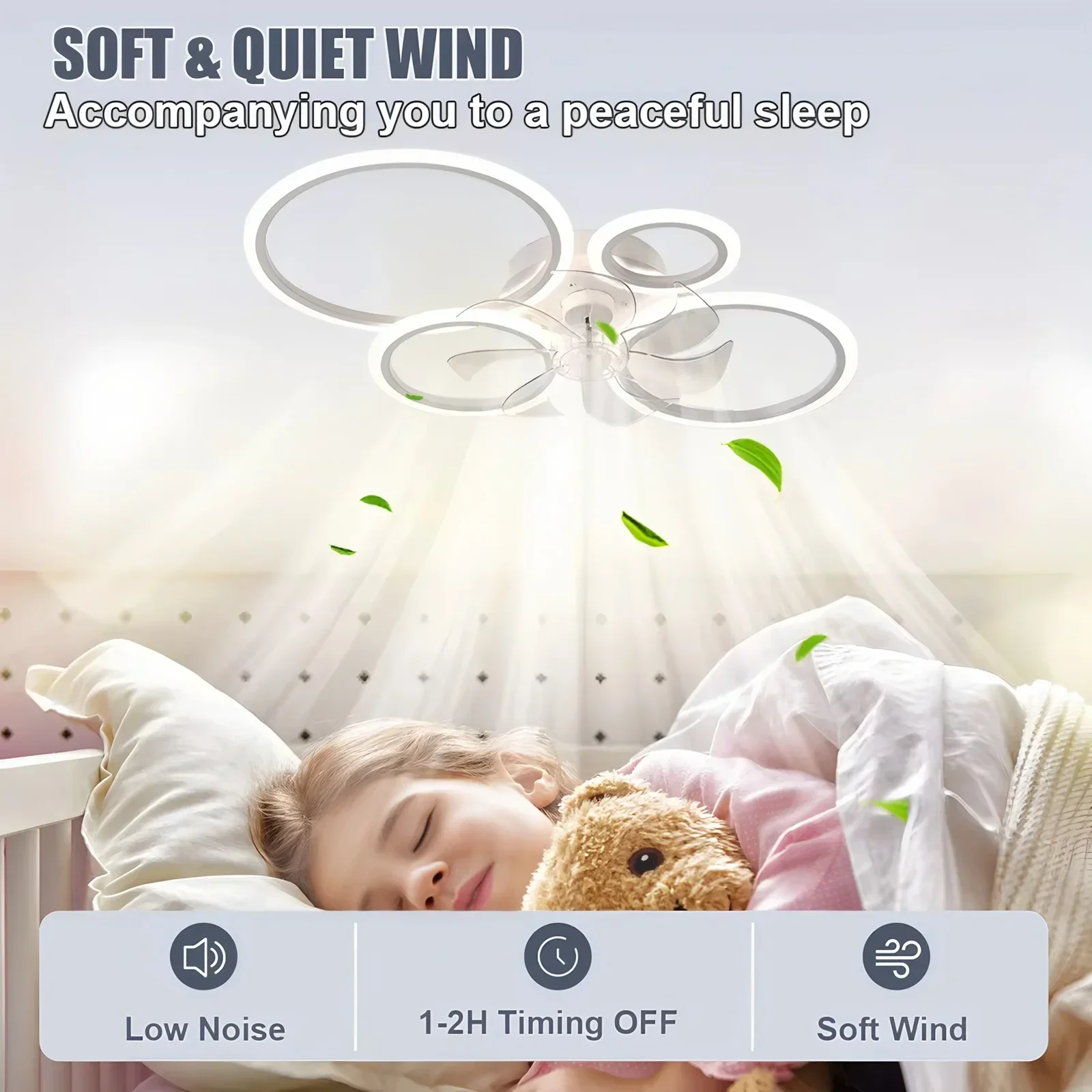 Ring Ceiling Fan with LED Ligh - Smart Ceiling Fan review and price