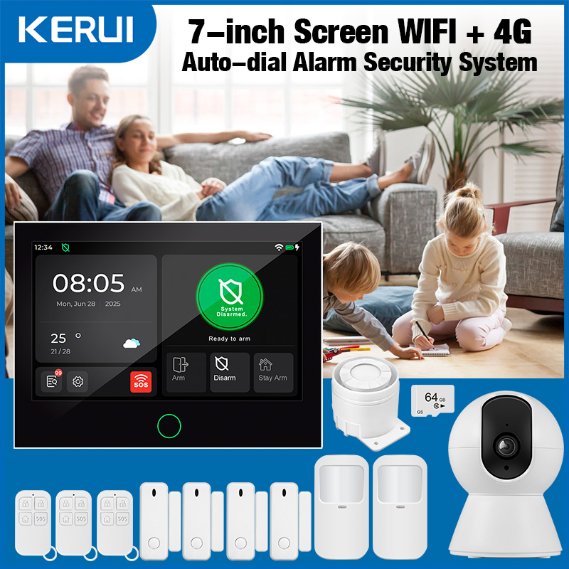 KERUI NEW 4G+WiFi Wireless Hom - Smart Home Dashboard review and price