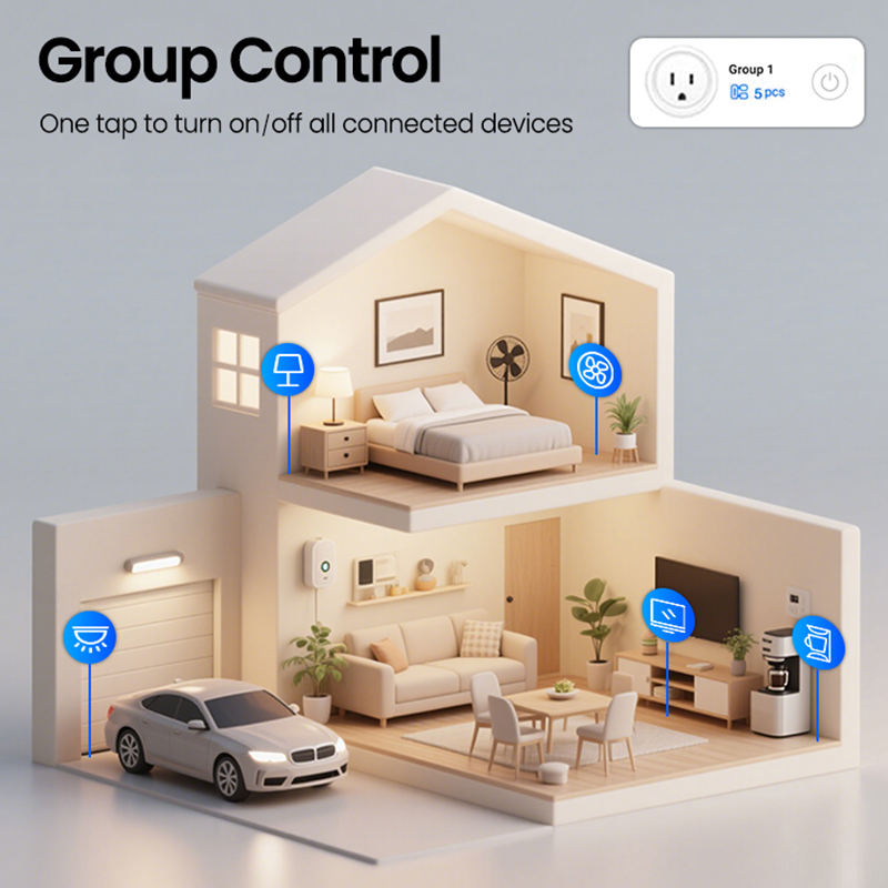 Zigbee Smart Plug 16A 20A EU P - Smart Home Energy Monitor review and price