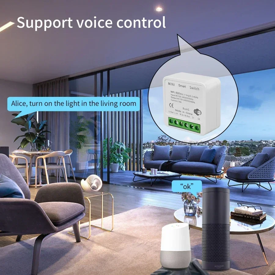 Tuya WiFi Smart Switch Module  - Smart Home Google Assistant review and price