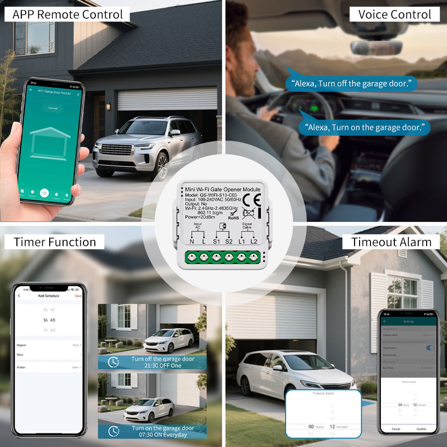 Tuya Smart WiFi or Zigbee Gara - Smart Home Google Assistant review and price