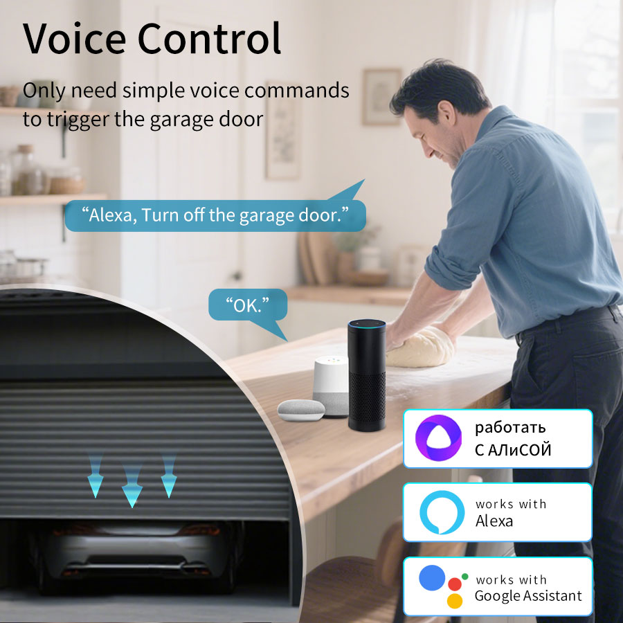 Tuya Smart WiFi or Zigbee Gara - Smart Home Google Assistant review and price