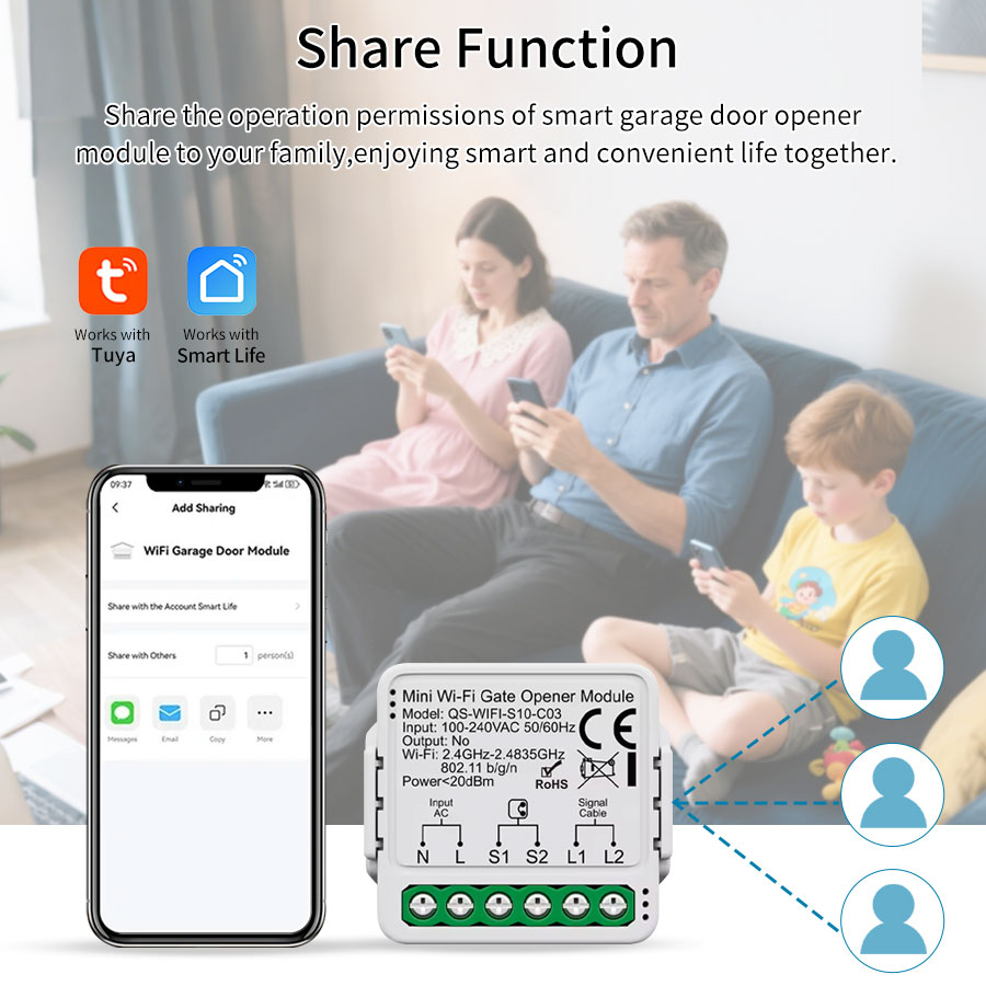 Tuya Smart WiFi or Zigbee Gara - Smart Home Google Assistant review and price