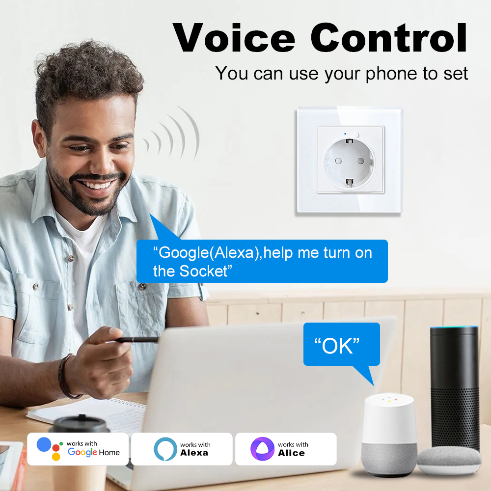 MANHOT WiFi Smart EU Wall Sock - Smart Home Energy App review and price