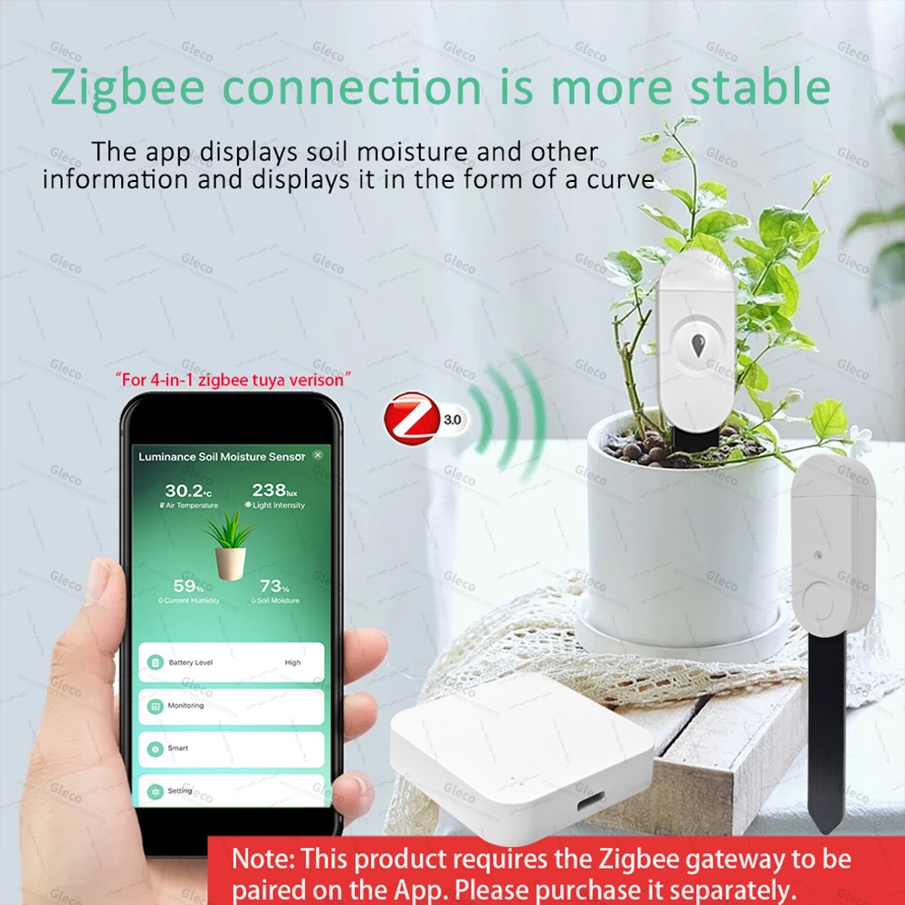 Zigbee Soil Moisture Sensor Me - Smart Home Energy Monitor review and price