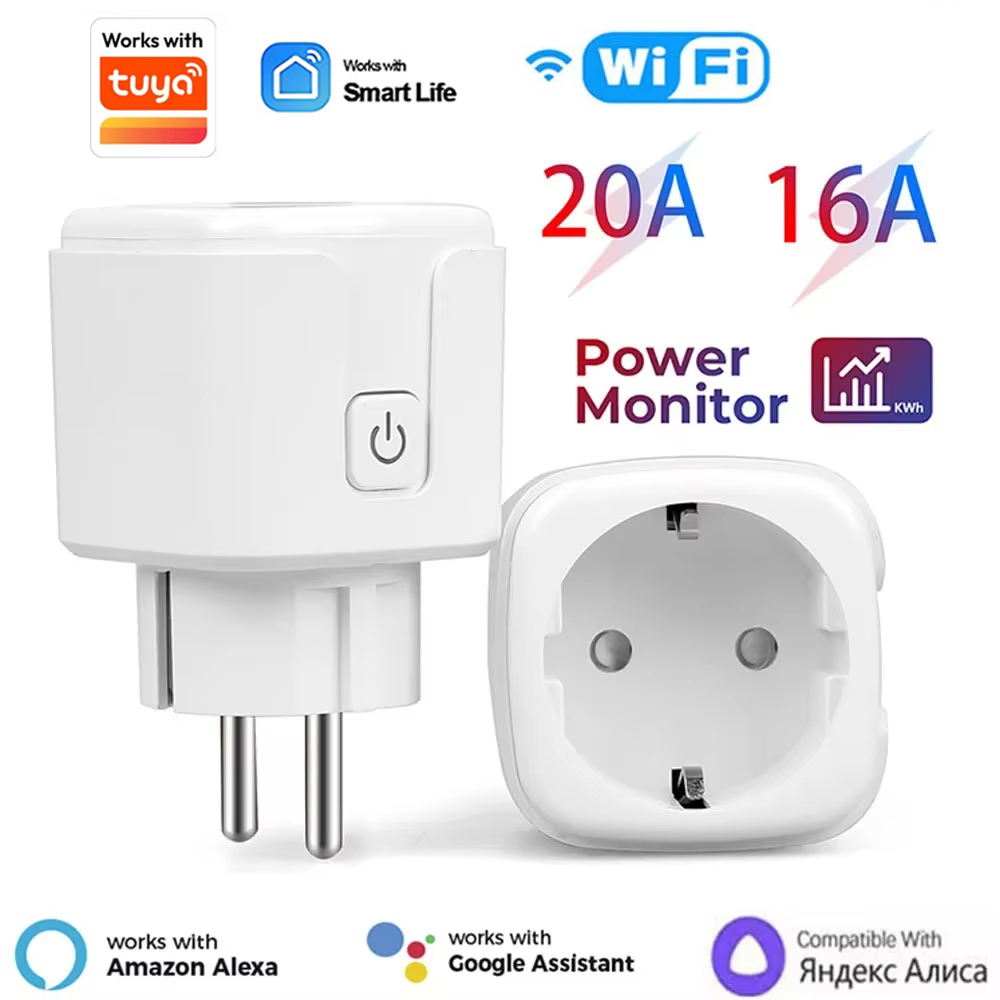 20A EU Smart Plug Wifi Socket  - Smart Home Energy App review and price
