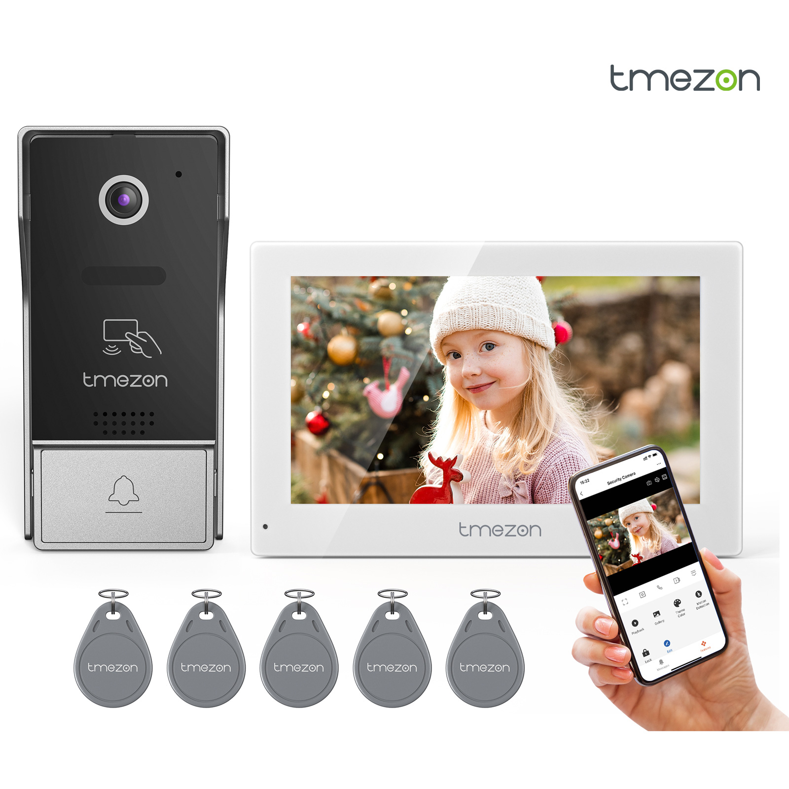 7 Inch Tuya 1080P wireless Wif - Smart Home Video Doorphone Ezviz review and price