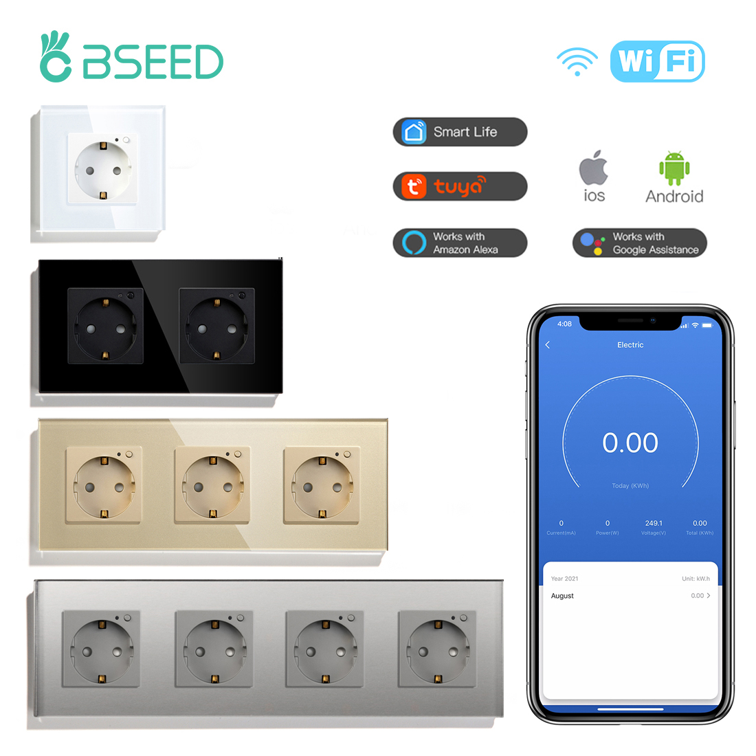 BSEED EU Electrical Wifi Smart - Smart Home Energy Monitor review and price