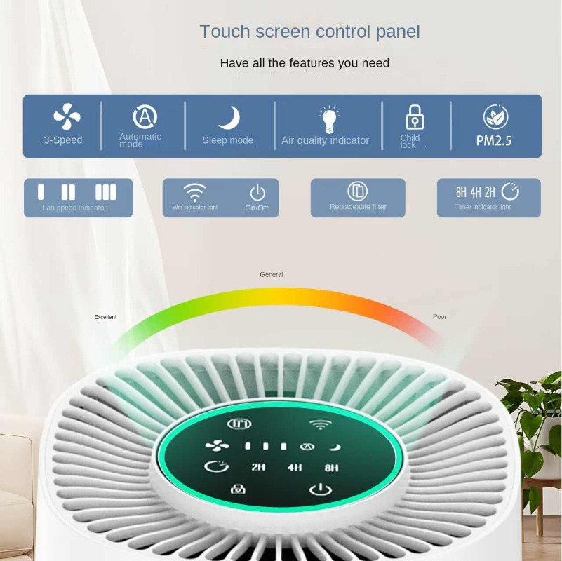 Smart Home Air Purifier with A - Smart Air Purifier review and price