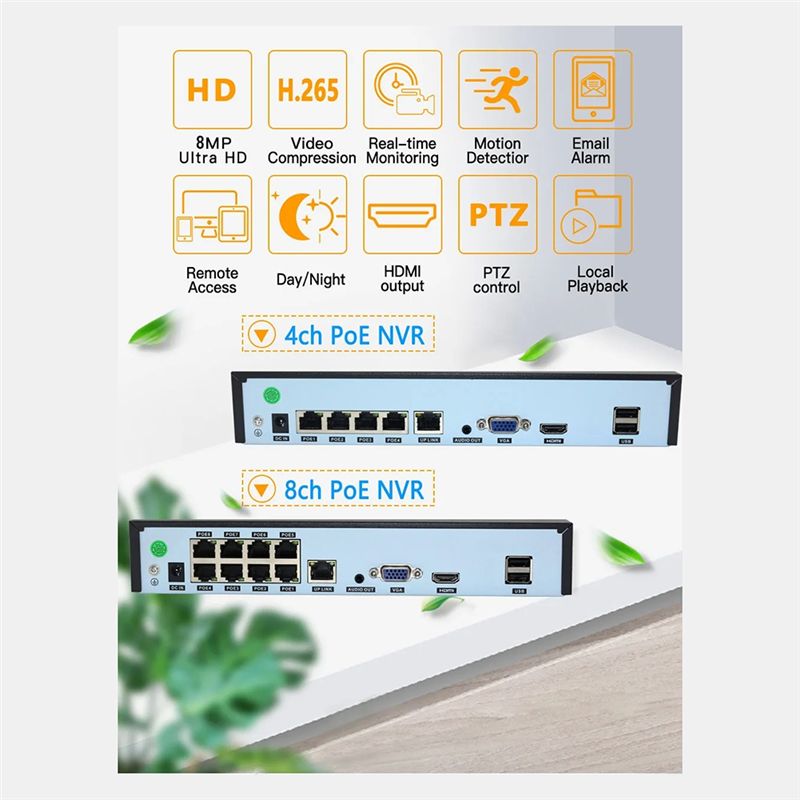 B68C Xmeye 4K 8CH POE NVR 8Cha - Security Ip Camera review and price