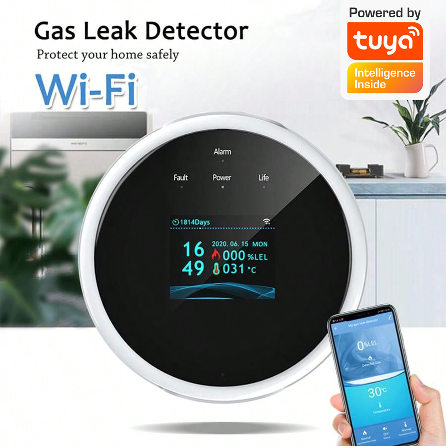 2.4G WiFi Gas Alarm Sensor Com - Smart Home Security System review and price