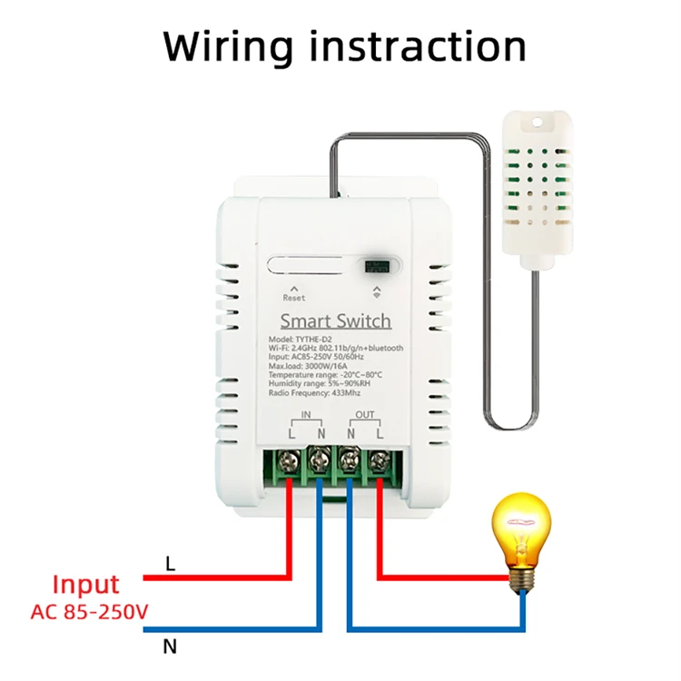 Work with Tuya 16A 3000W WiFi  - Smart Home Energy Monitor review and price