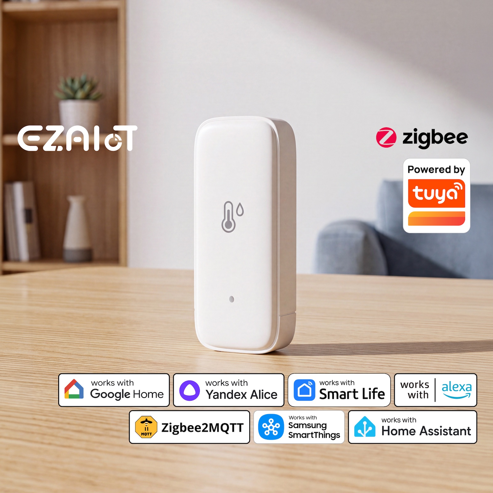 Tuya Zigbee3.0 Temperature Hum - Smart Home Hub Samsung review and price