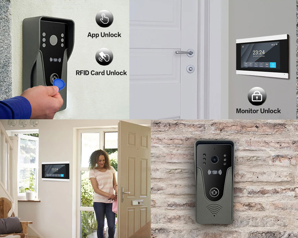 Tuya 1080P 7 Inch Color Touch  - Smart Home Video Doorphone Ezviz review and price