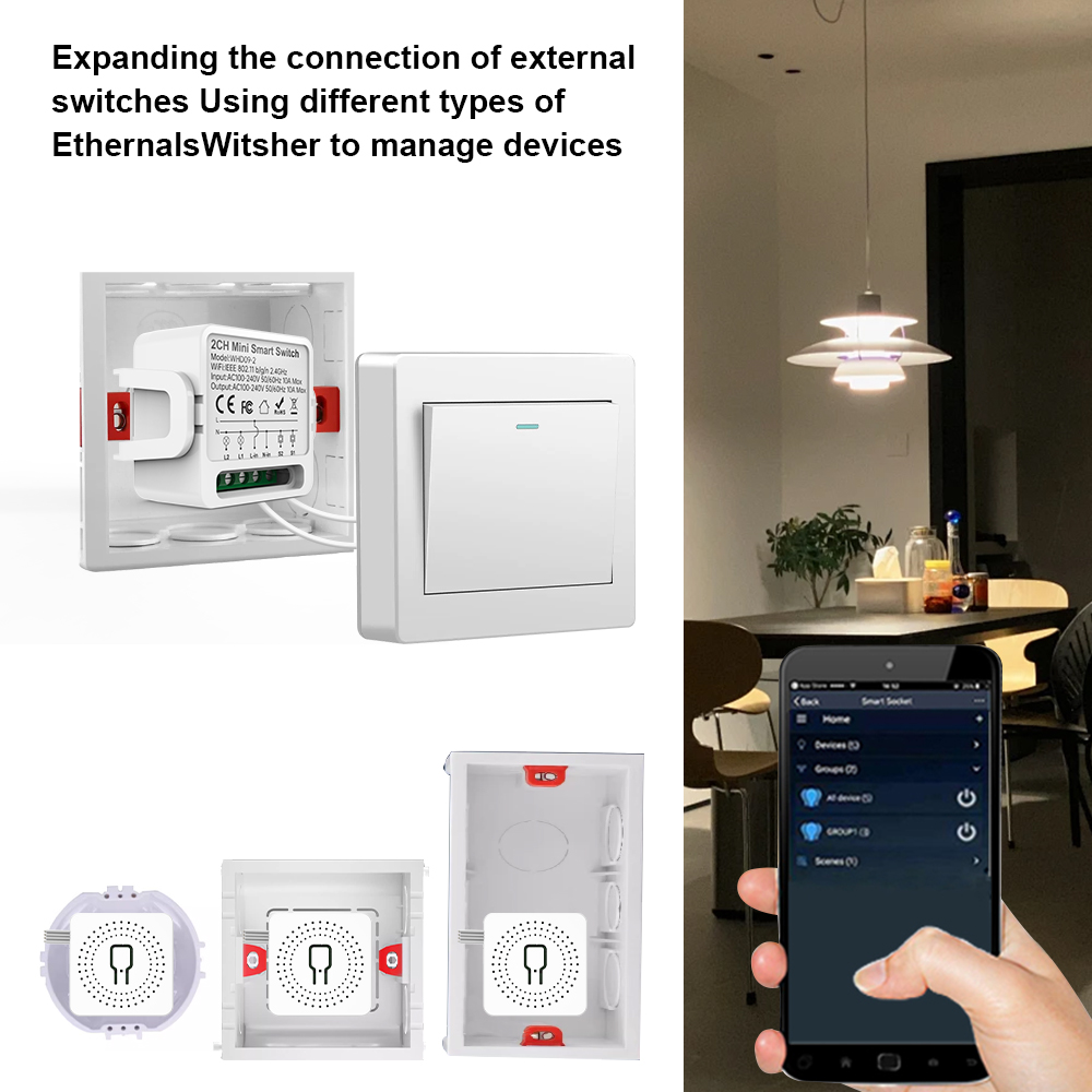 2 Way Tuya Smart Switch 2Gang  - Smart Home Google Assistant review and price