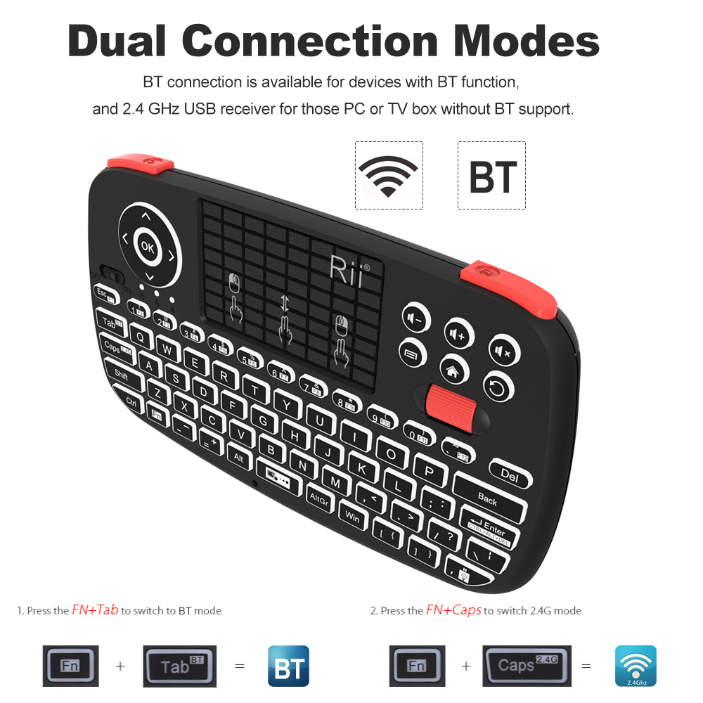 Rii I4 Mini BT Wireless Keyboa - Smart Home Keyboard review and price