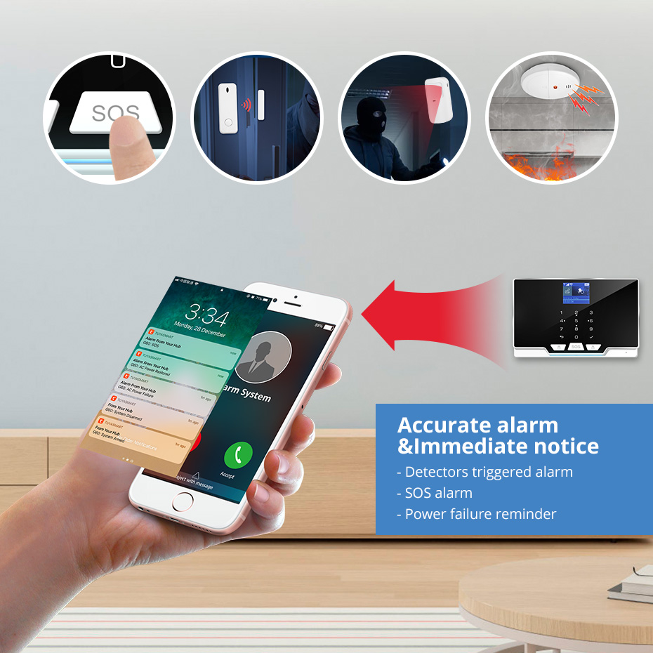 KERUI G20 WIFI GSM Alarm Panel - Smart Home Keyboard review and price